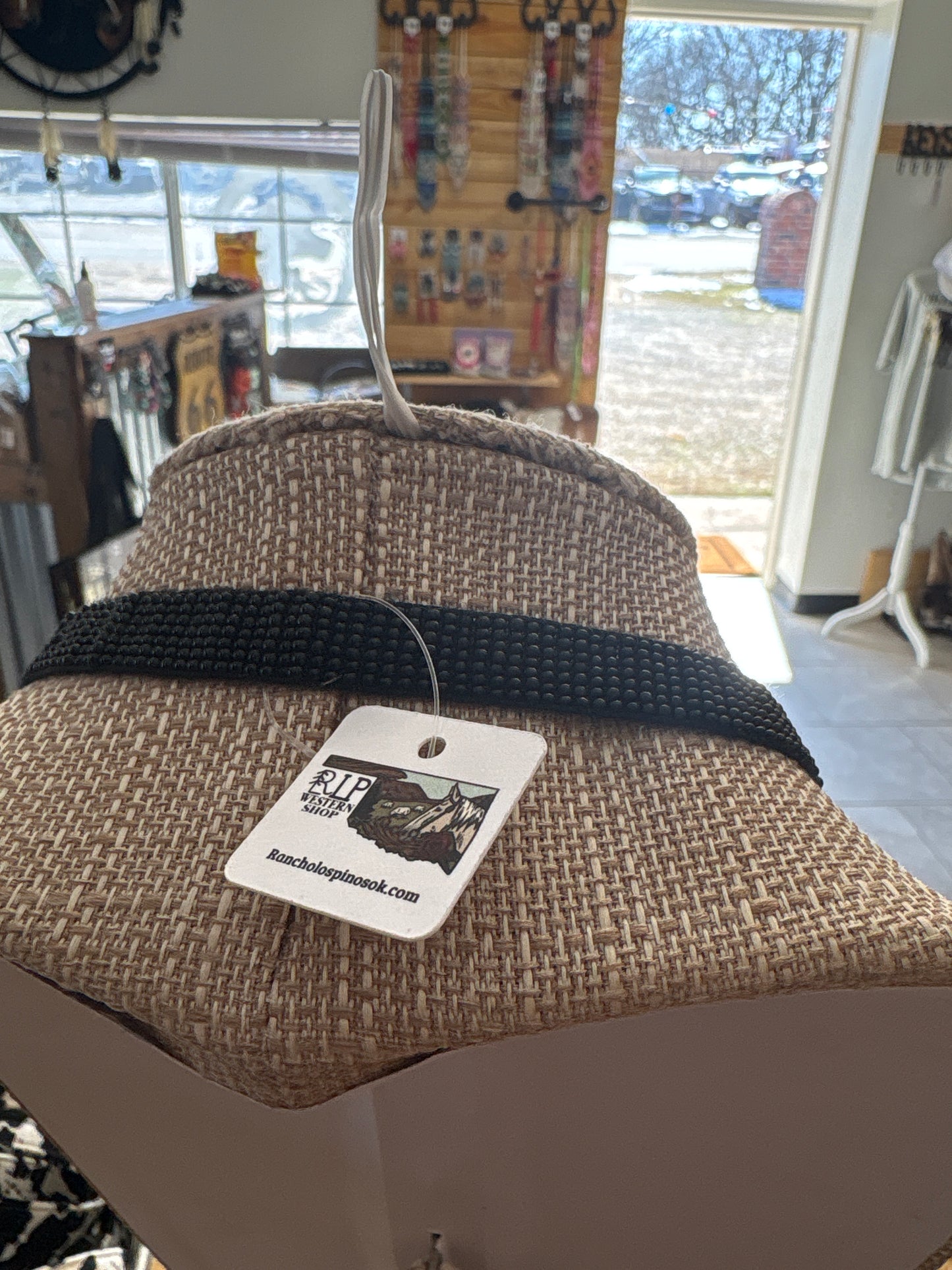 Blue Wolf Beaded Necklace