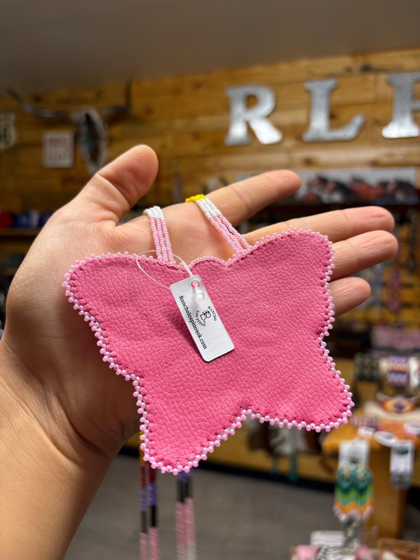 Butterfly Beaded Necklace