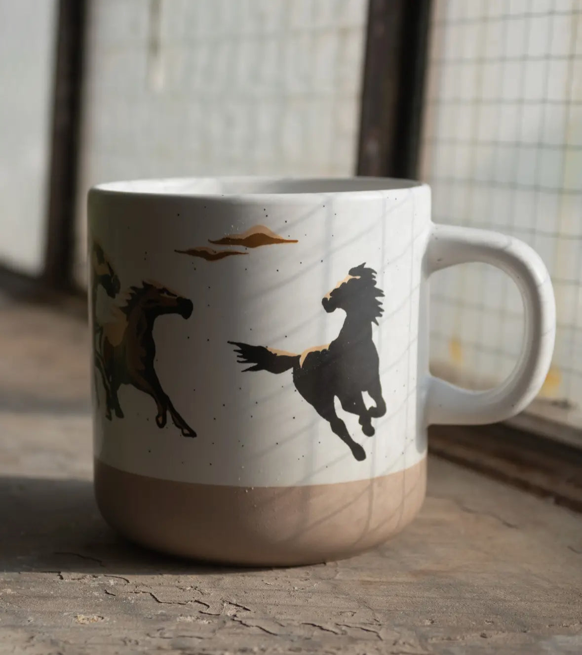 Wild Horses Western Mug