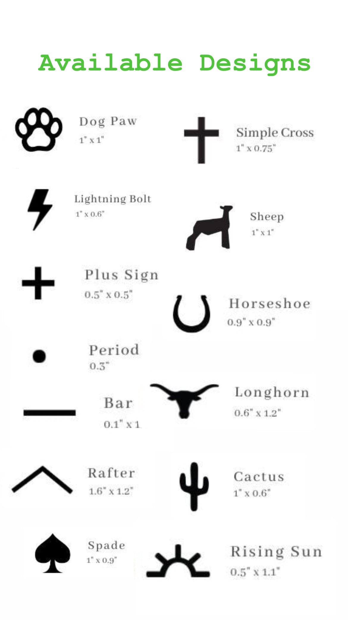 B&W - Branded Cowhide Keychain**