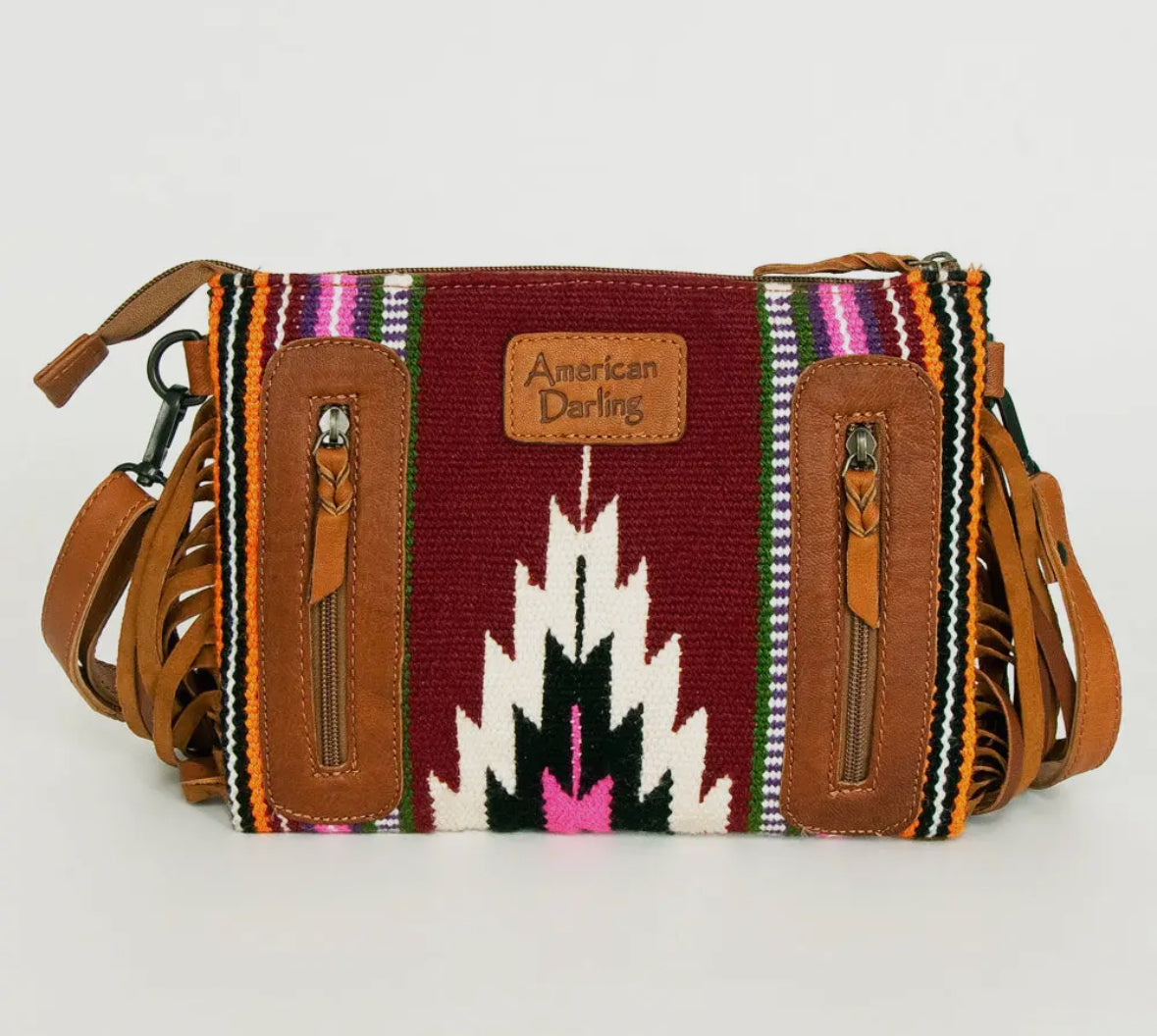 Wool Saddle Blanket Crossbody
