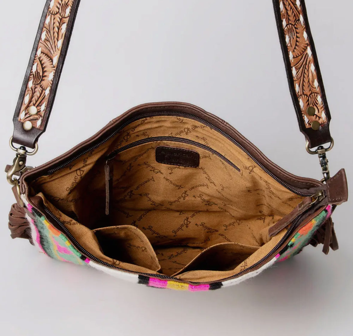 Native Wool Blanket Crossbody Purse
