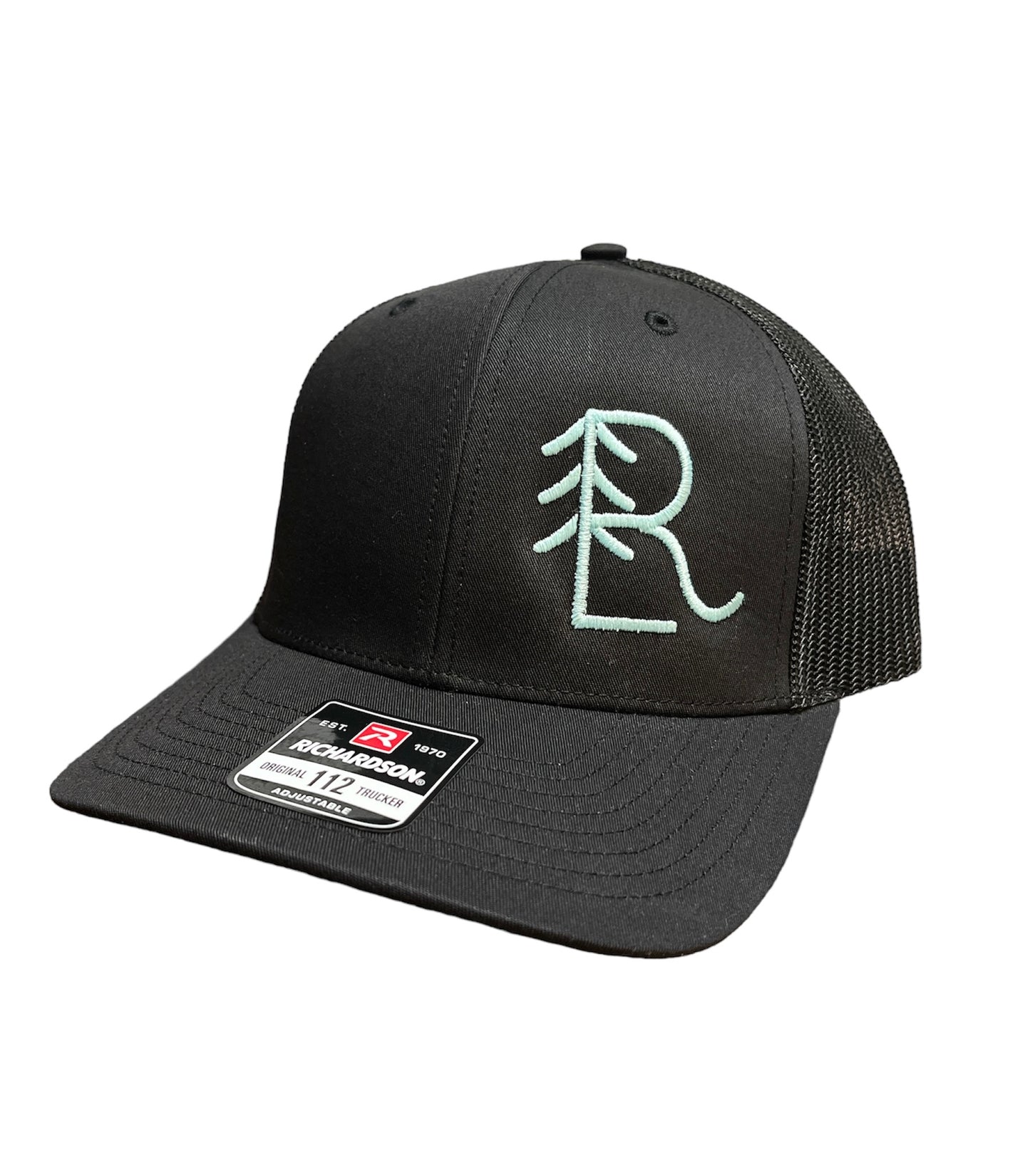 Brand Hat- black mint