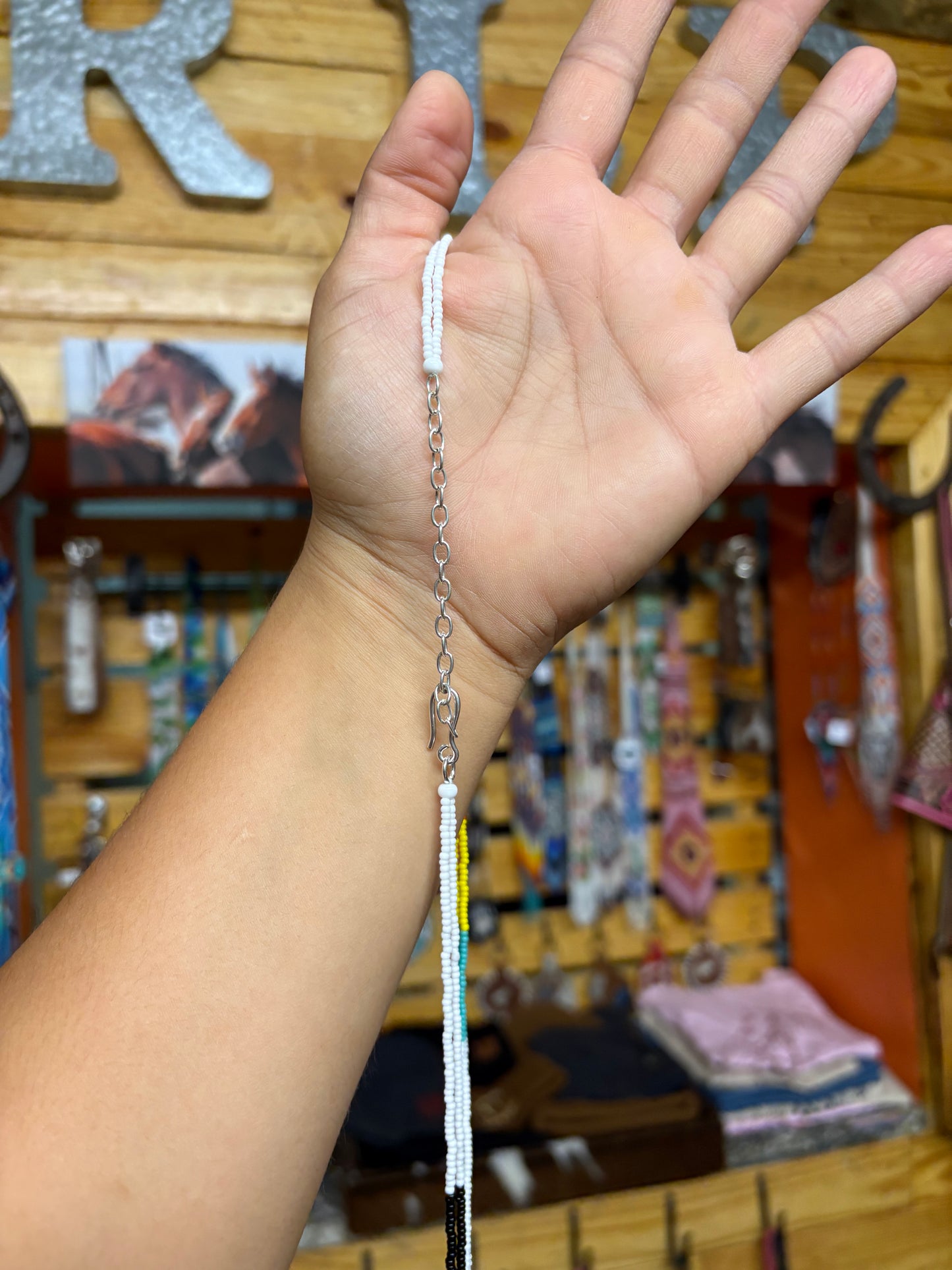 Beaded Cross Necklace