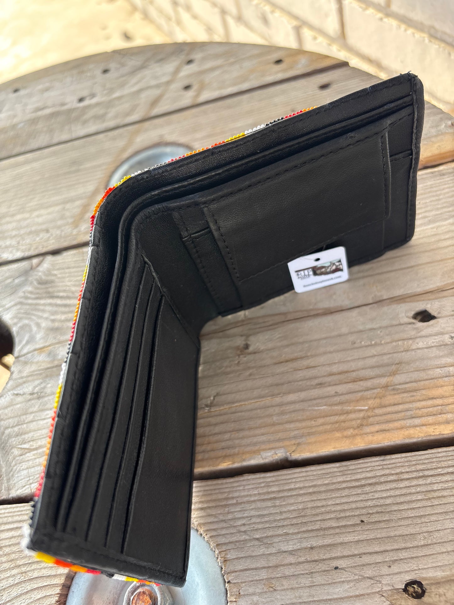 Beaded Bifold Wallet