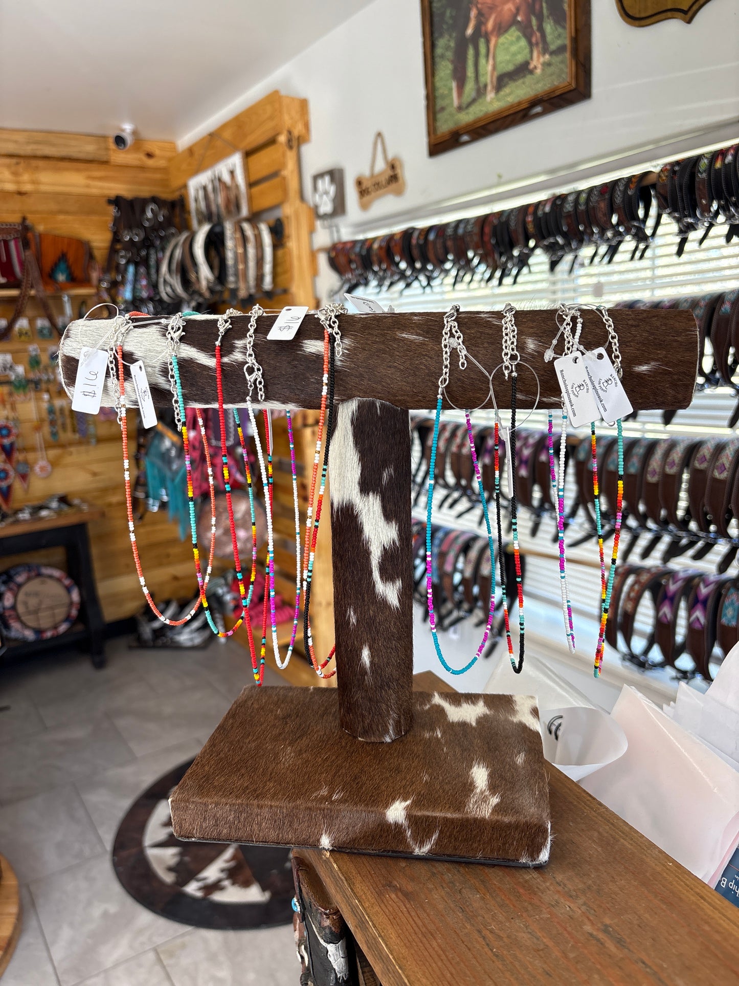 Cowhide Bracelet Display