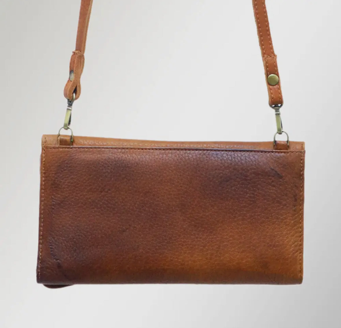 Horses Leather Crossbody Wallet/Purse