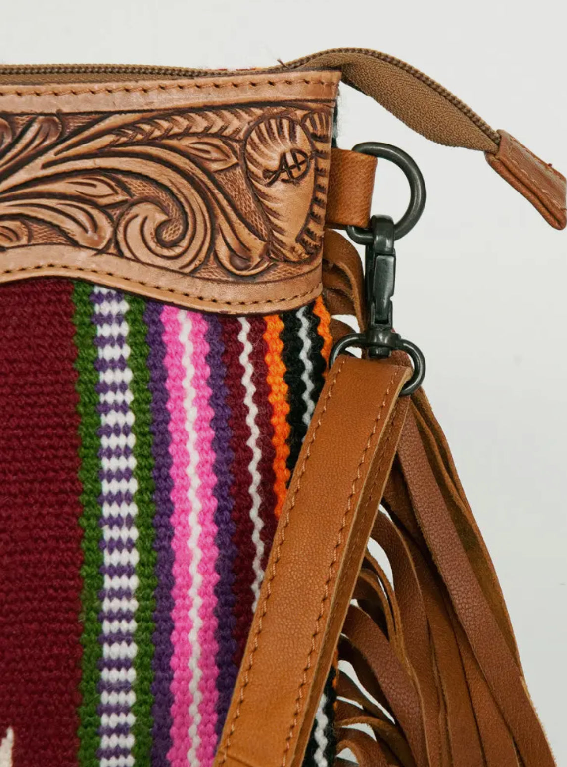 Wool Saddle Blanket Crossbody