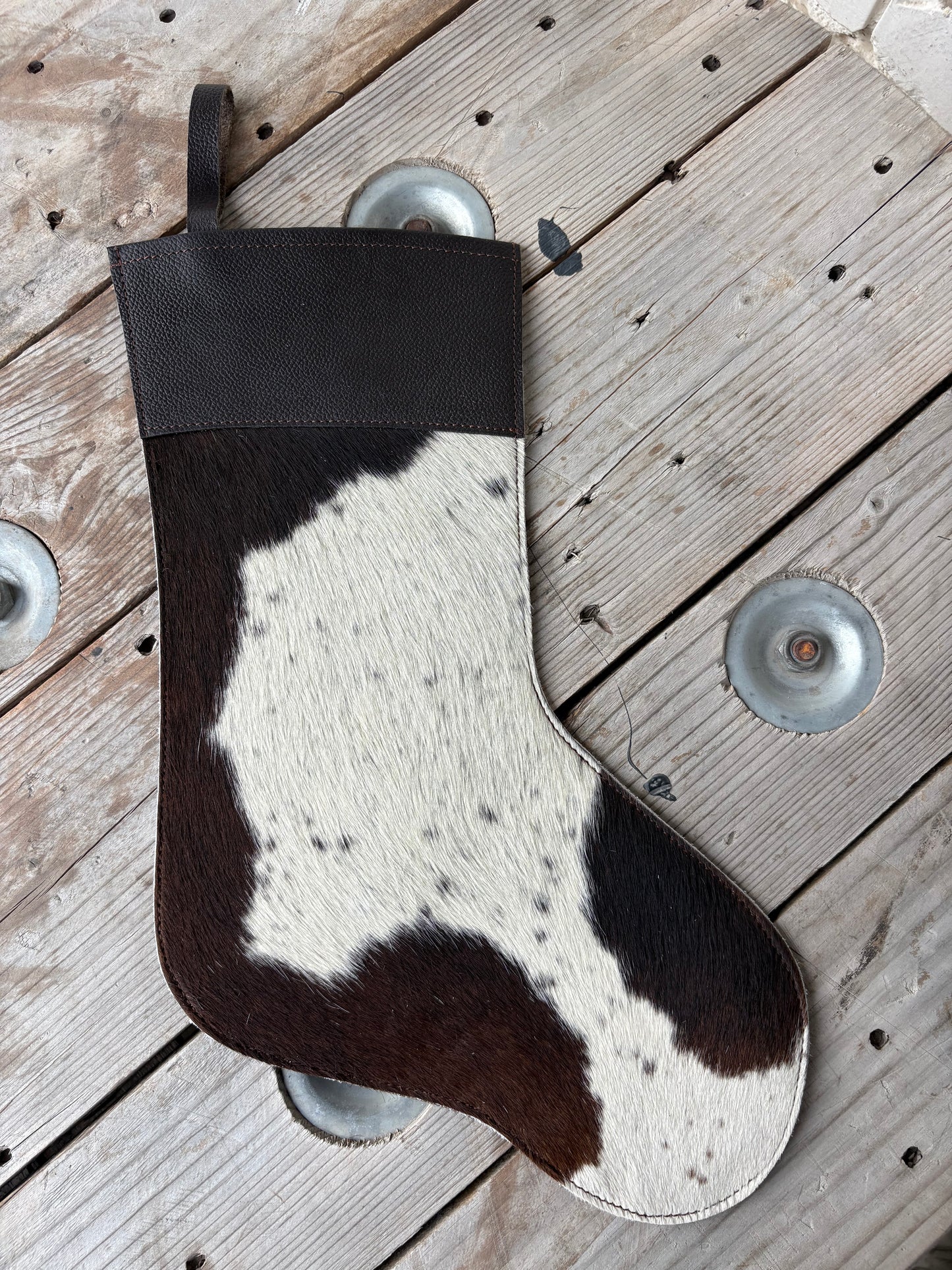 Cowhide Stocking - brown