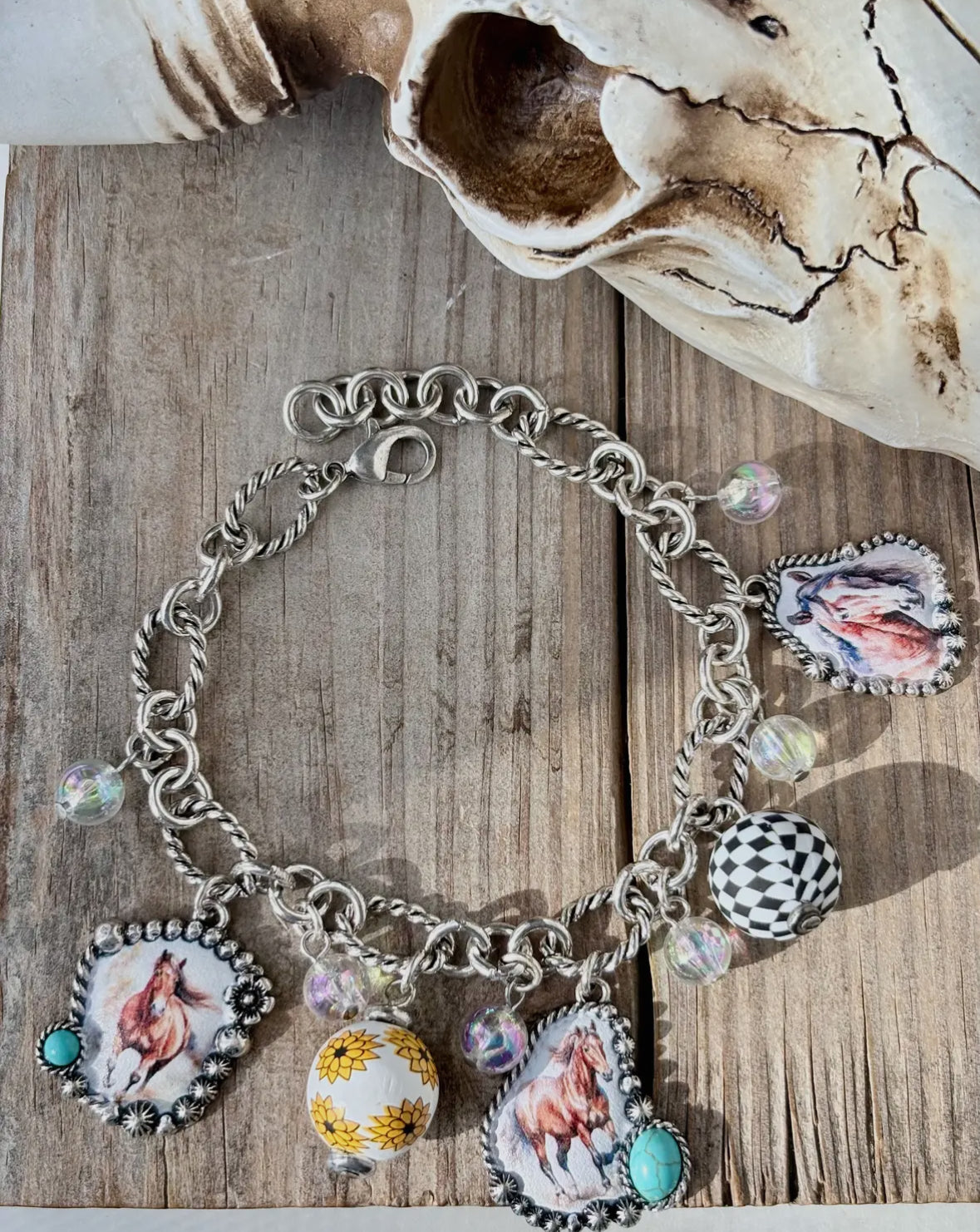 Horses Charm bracelet