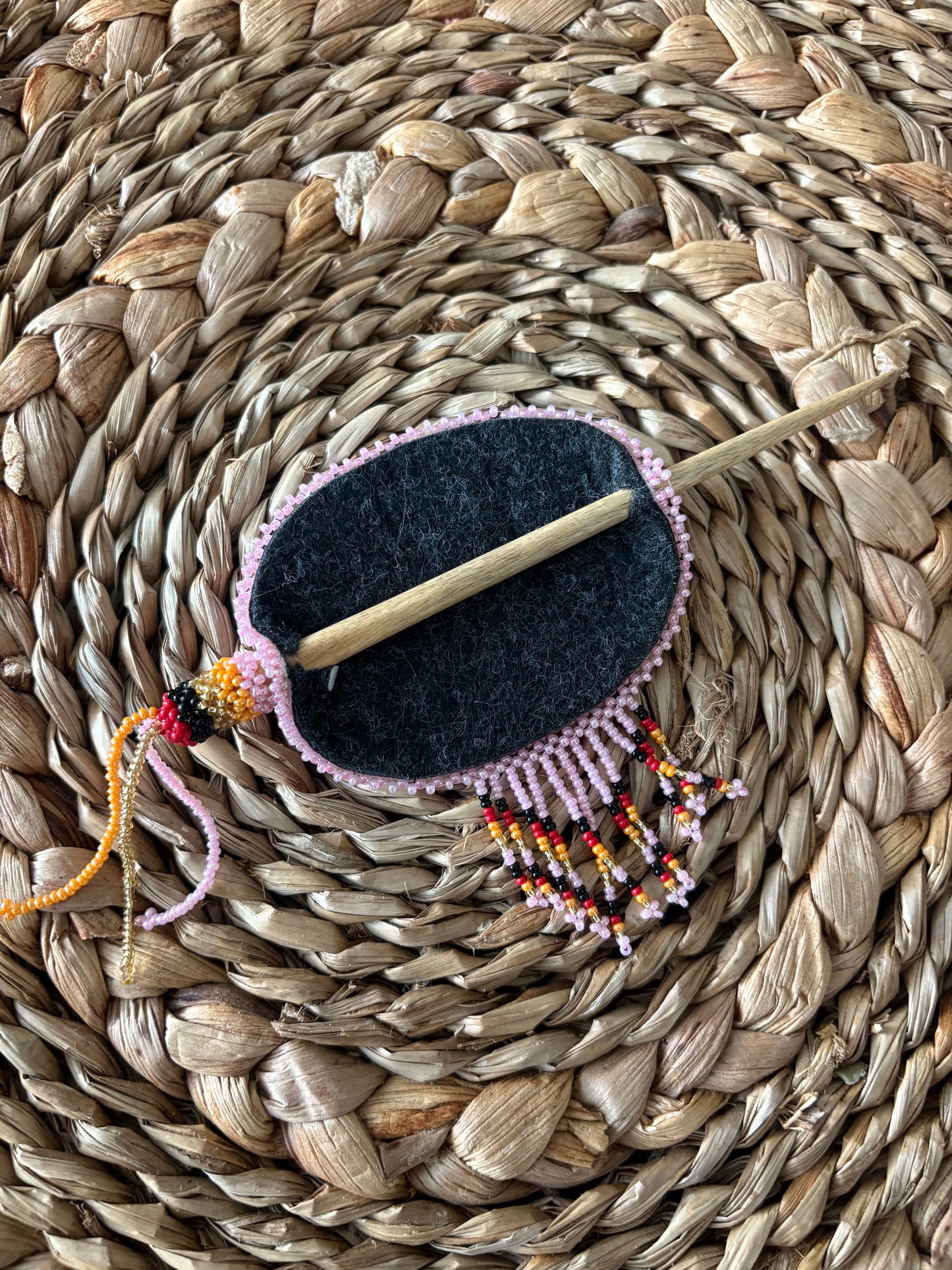 Beaded Barrette - Turtle