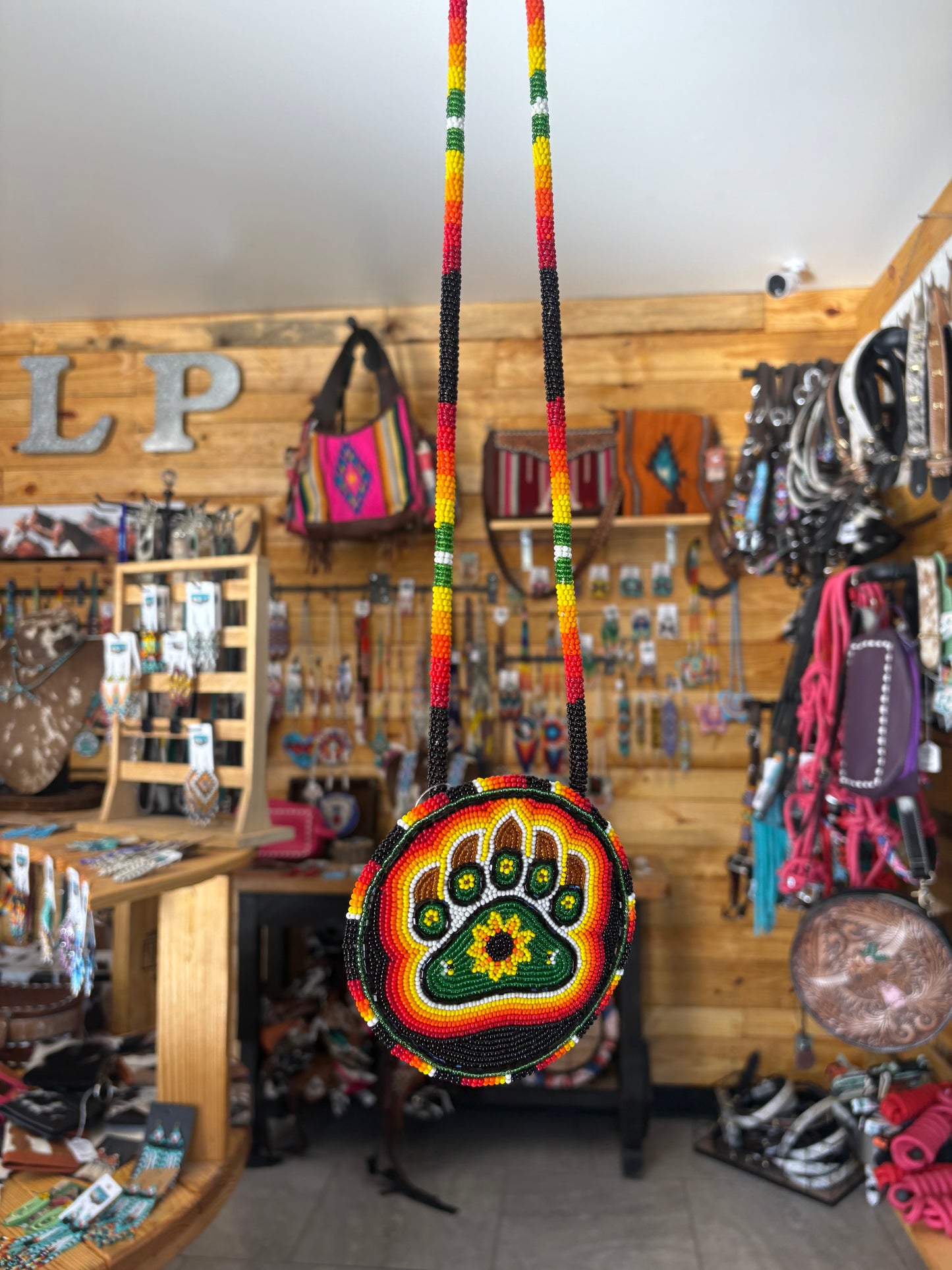 Bear Paw Flower Pendant