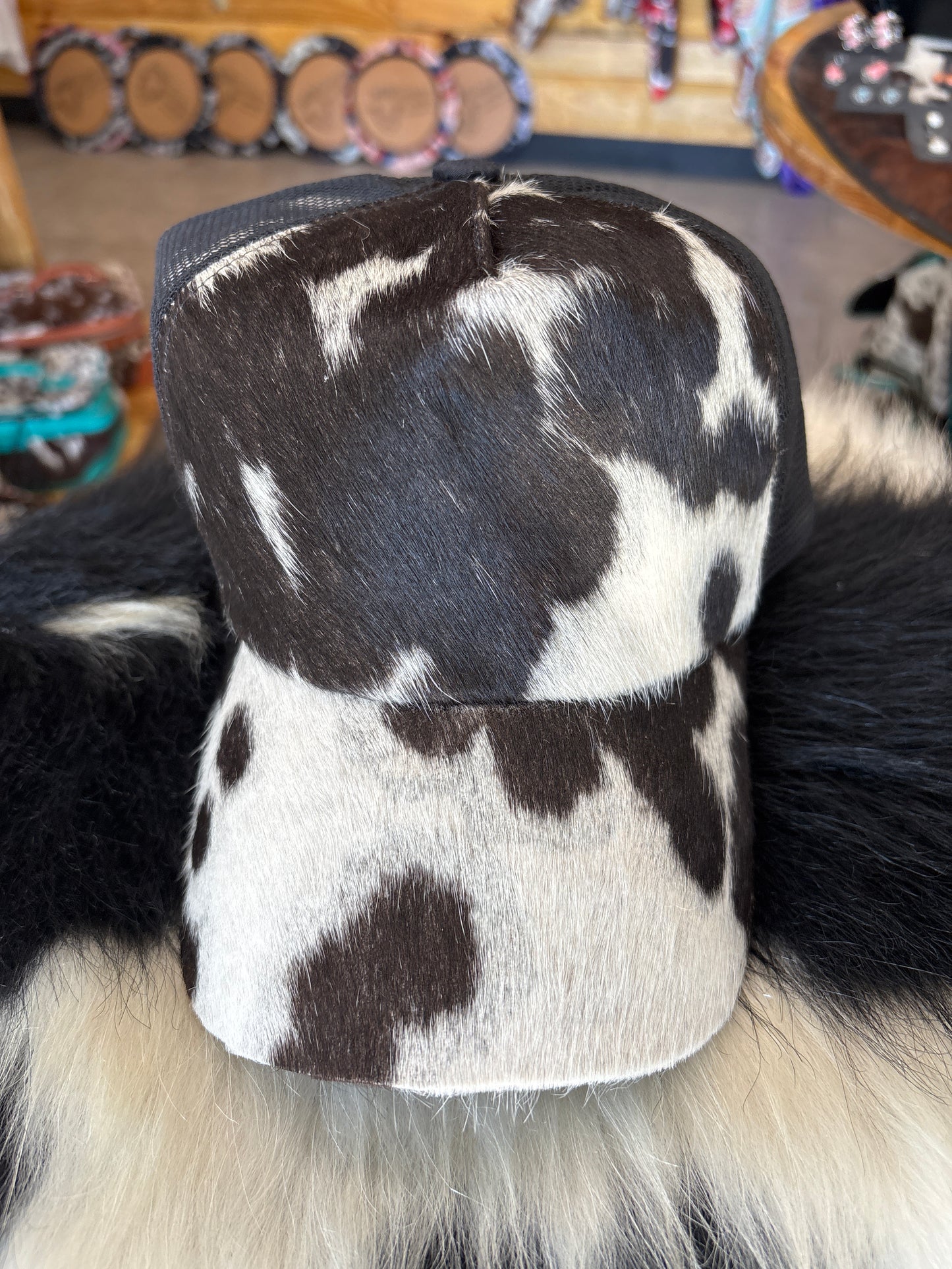 Cowhide Cap (B&W)