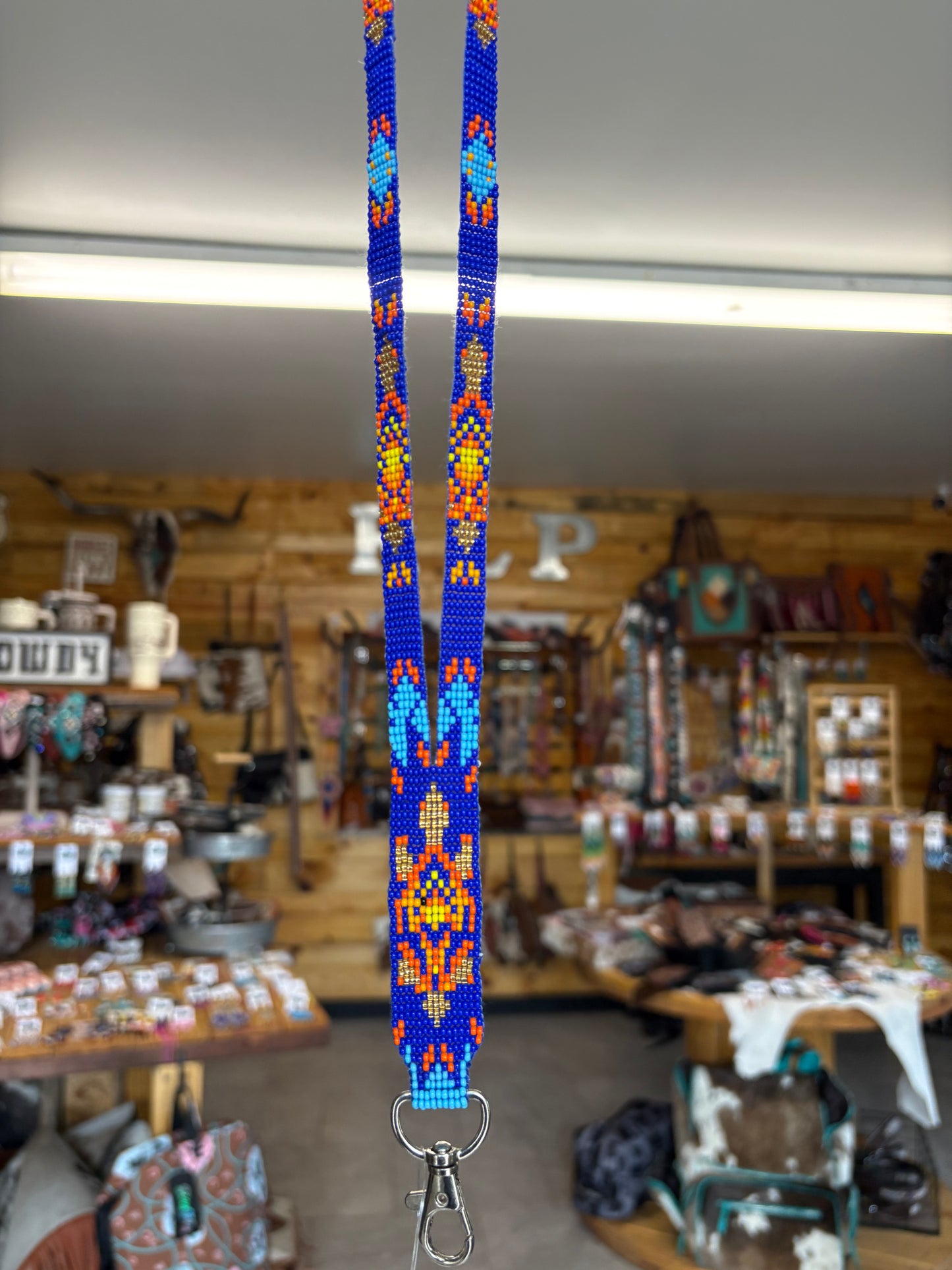 Beaded Lanyard - Turtles