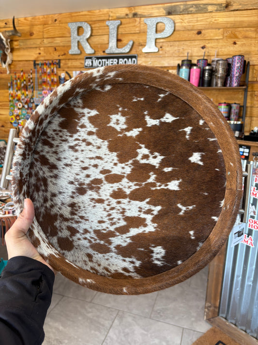 Cowhide Tray - Decor - Medium