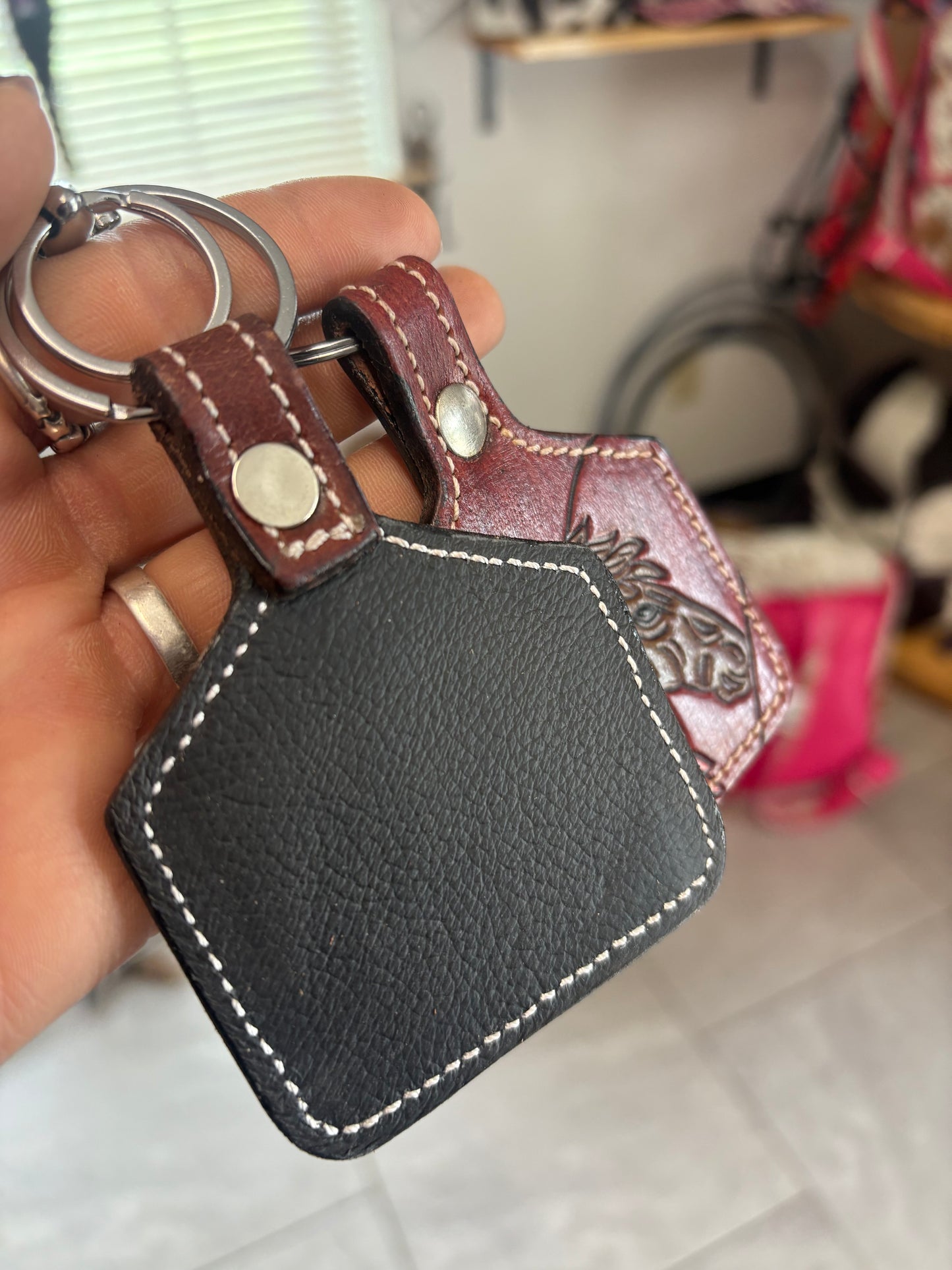 Native Horse Keychain