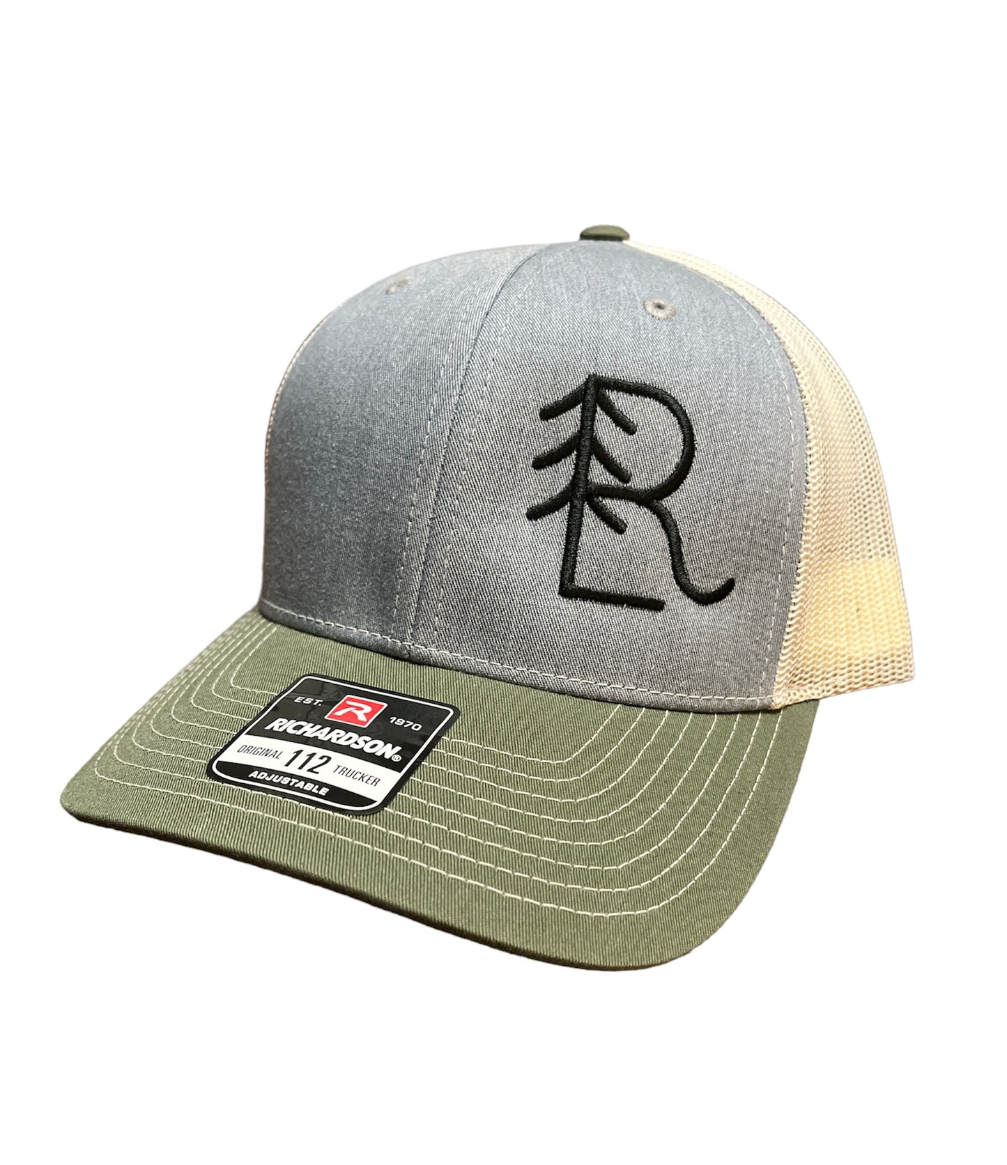 Brand Hat- olive grey