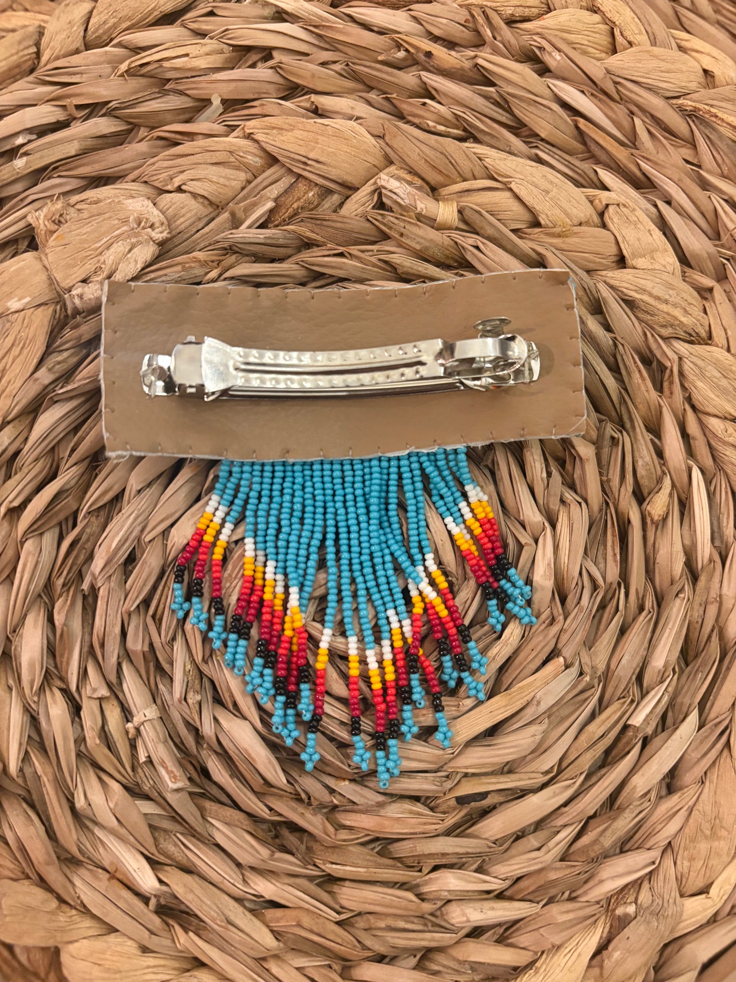 Fringe Bead Barrette