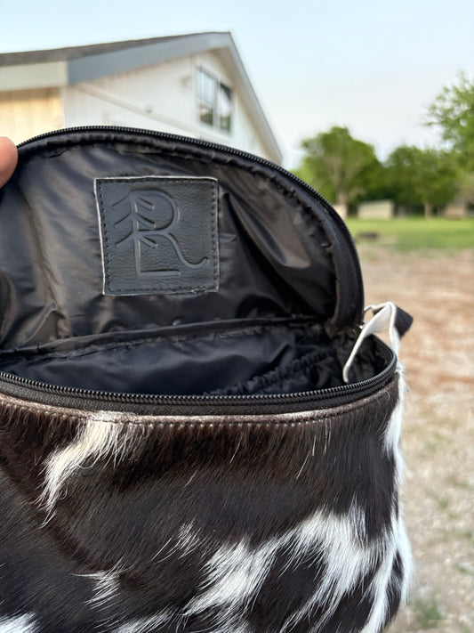 RLP Cowhide Saddle Sack- black (8)