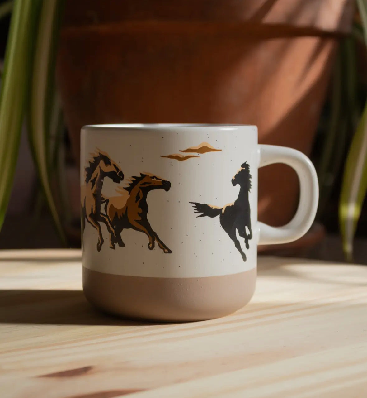 Wild Horses Western Mug