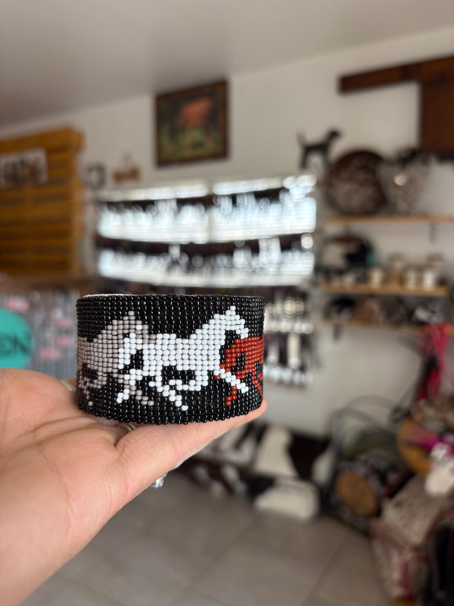 Horses Bead Cuff