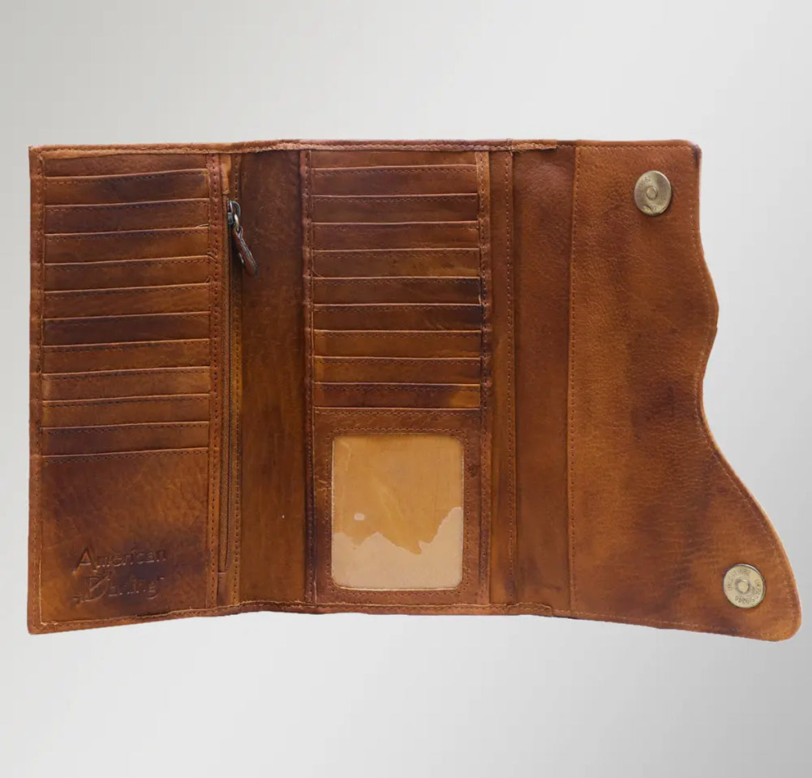Horses Leather Crossbody Wallet/Purse