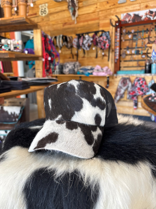 Cowhide Cap (B&W)