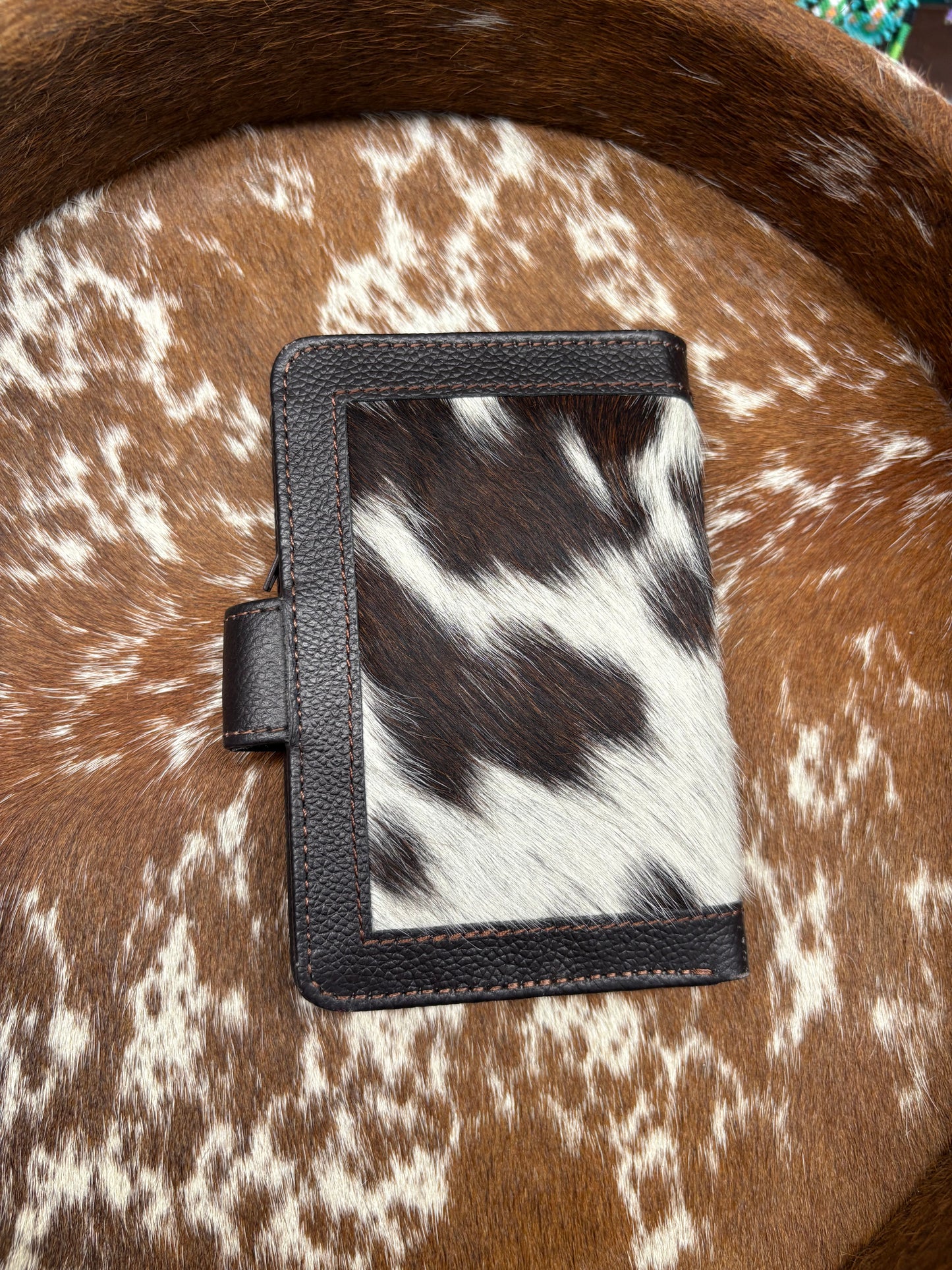 Cowhide Pocket Wallet - Brown