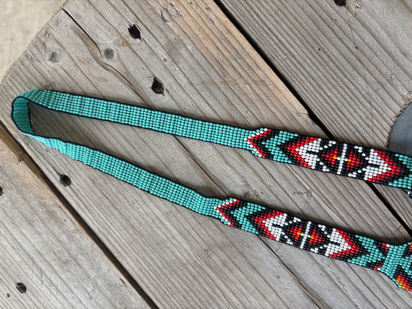 Buffalo Beaded Necklace-
