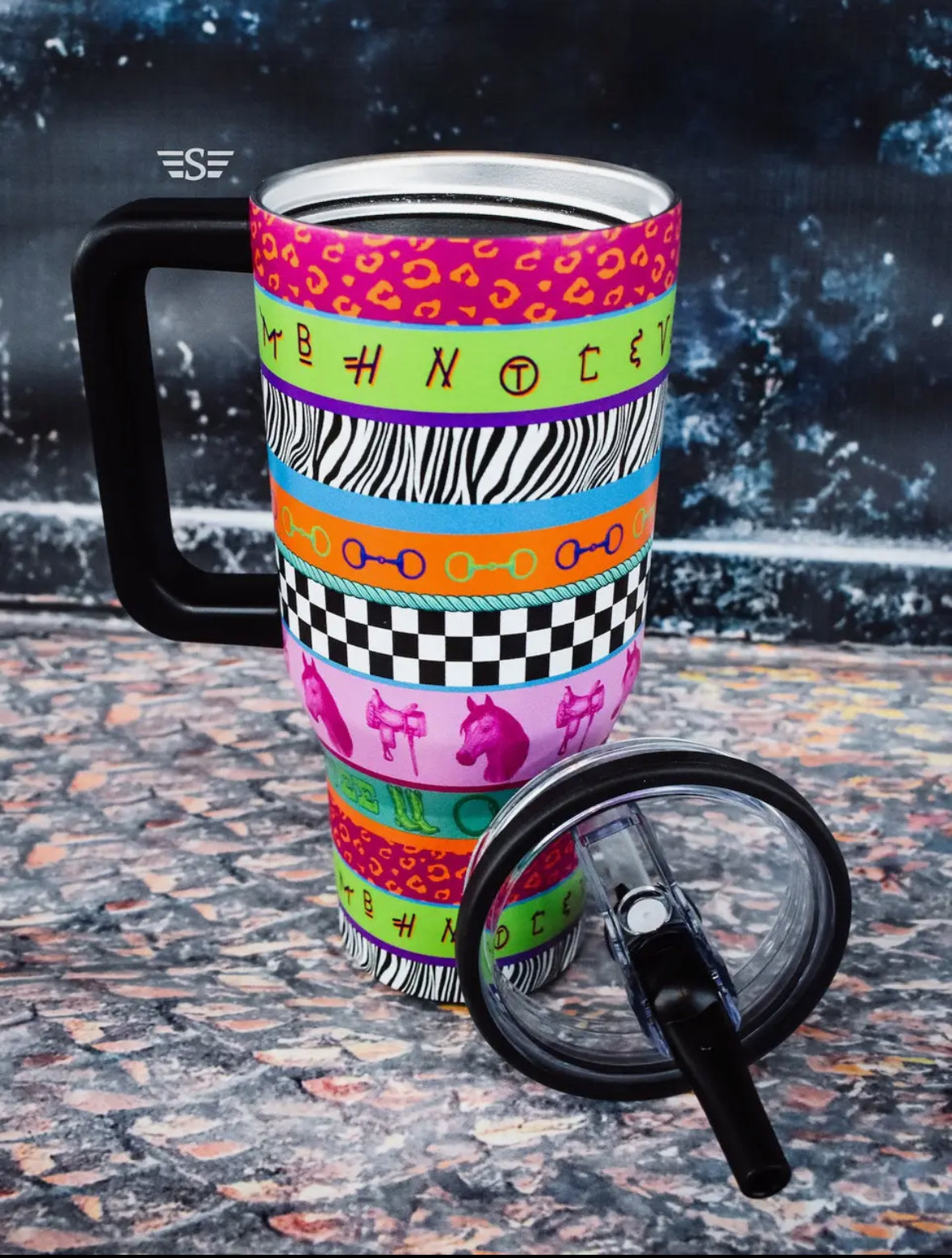 Neon Rodeo Tumbler - 32oz