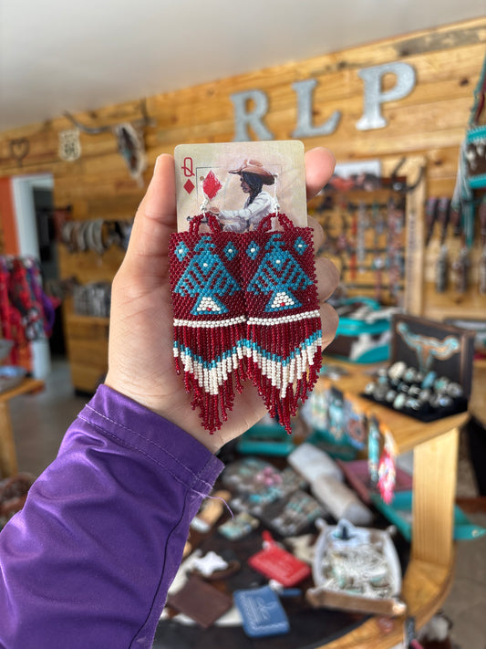 Thunderbird Beaded Earrings
