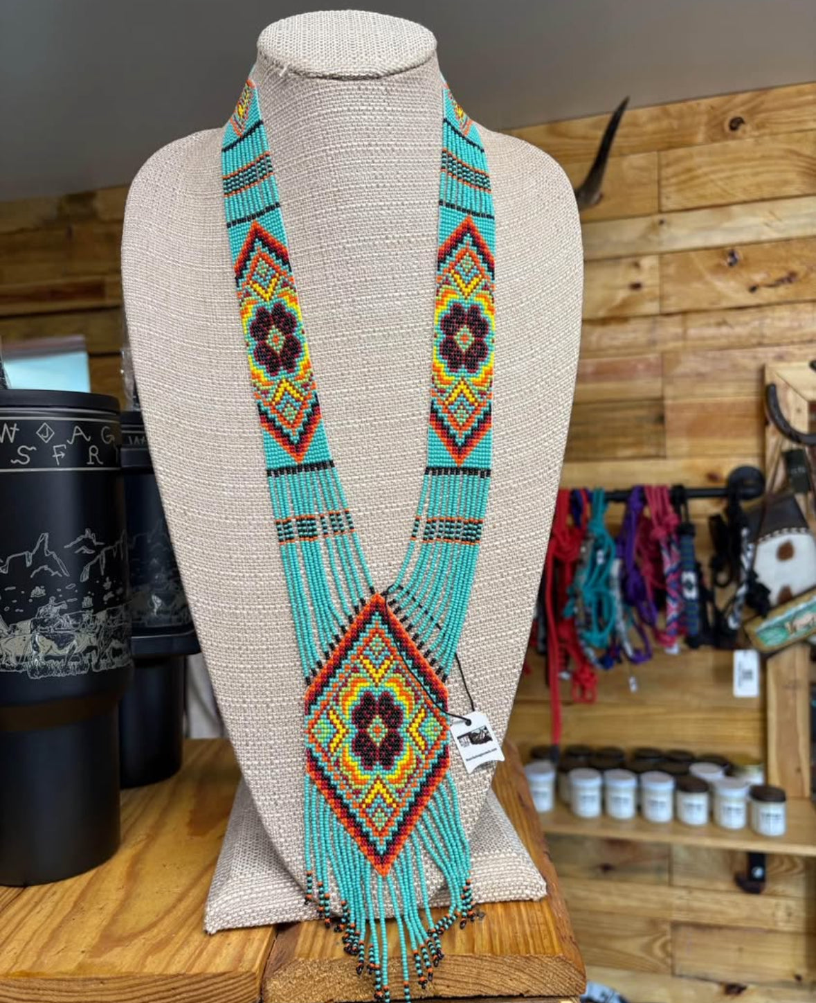 Turquoise Beaded Necklace