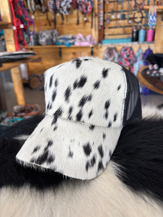 Cowhide Cap (B&W)