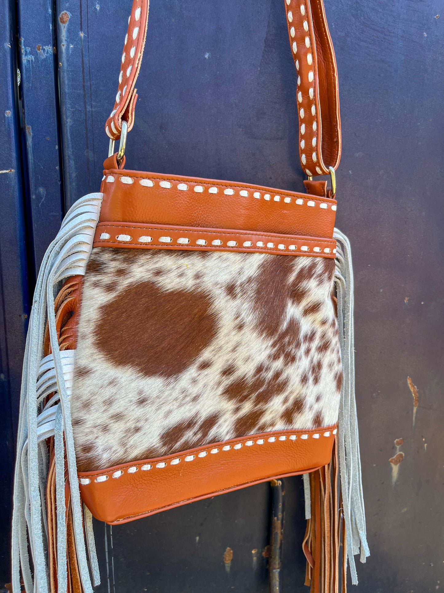 Fringe Crossbody- TAN