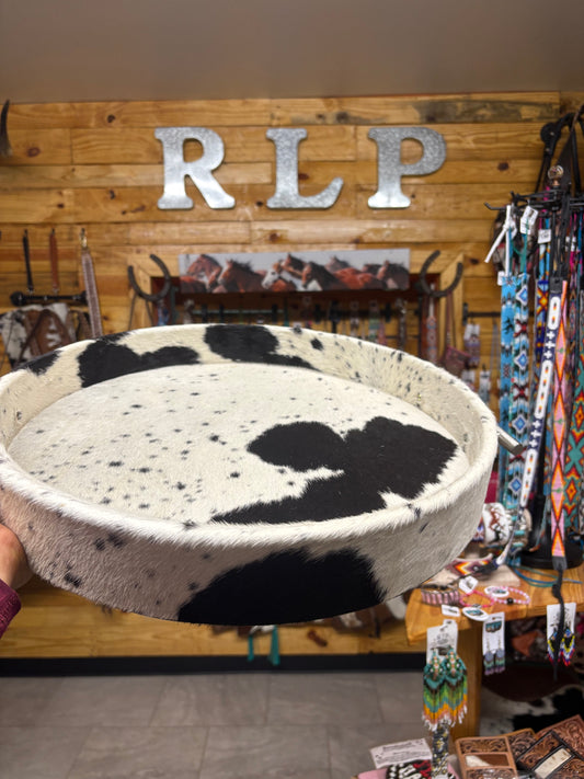 Large Cowhide Tray - Decor