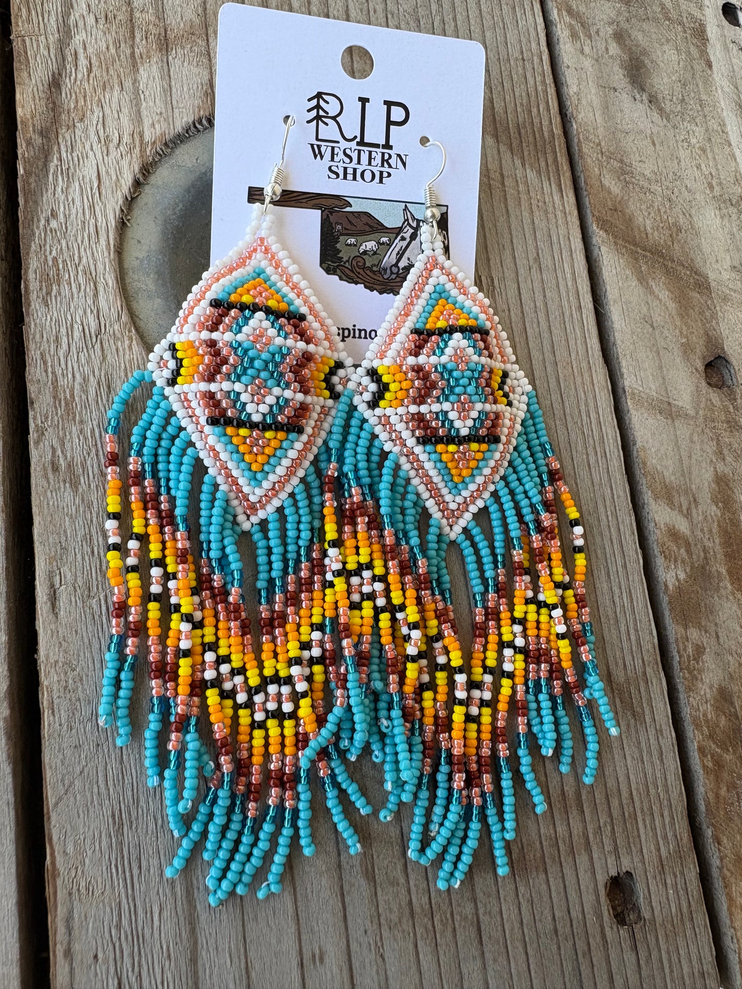 Pretty Pastel Beaded Earrings