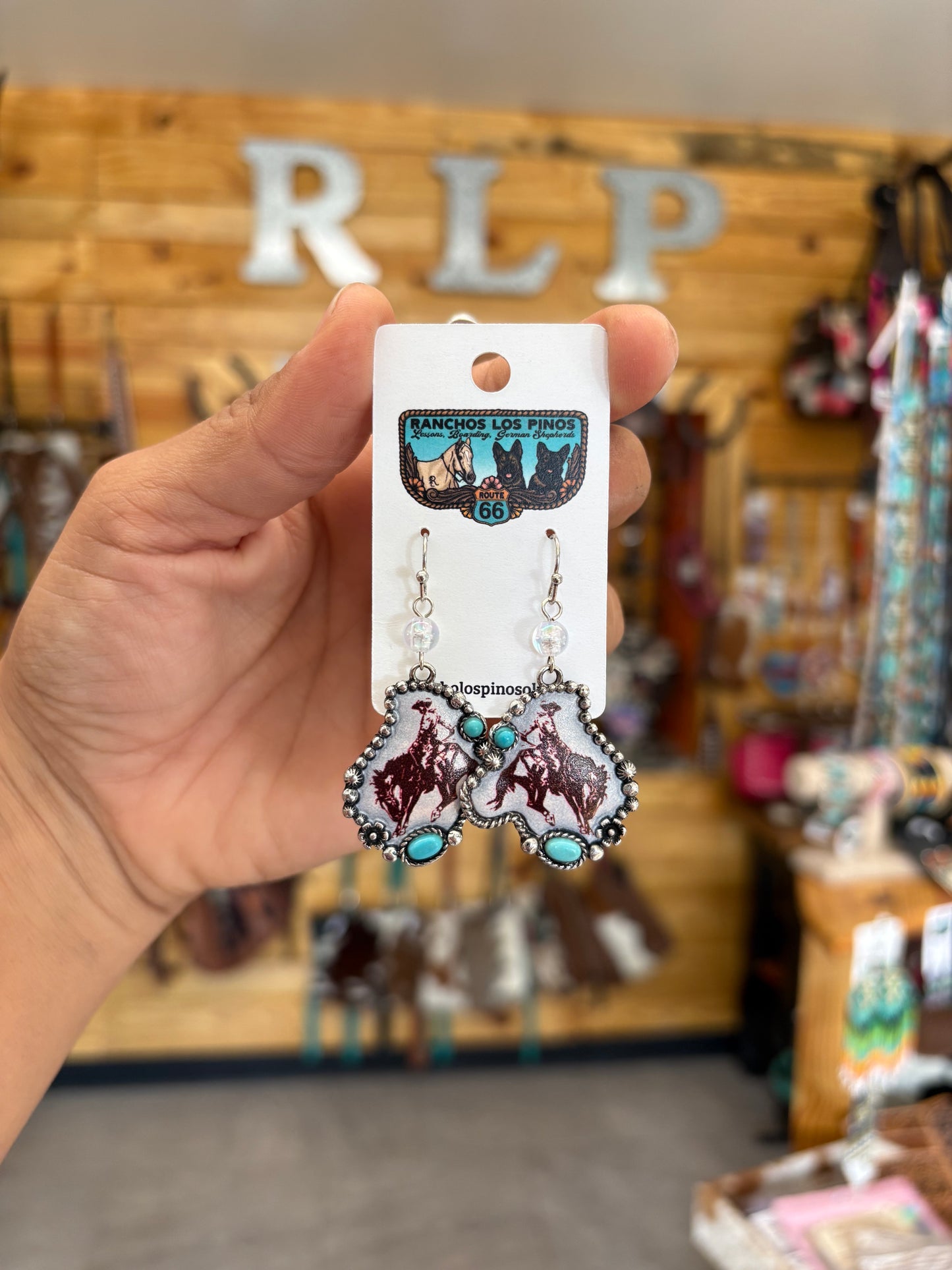 Bronc Rider Earrings