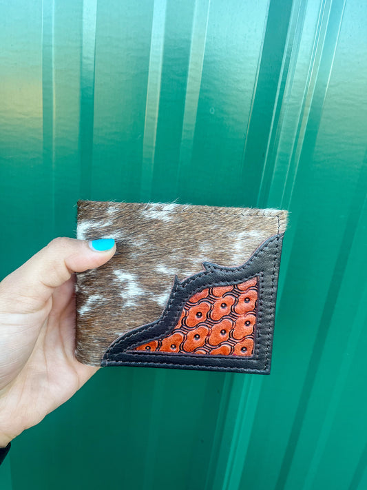 Cowboy wallet* (brown/white)