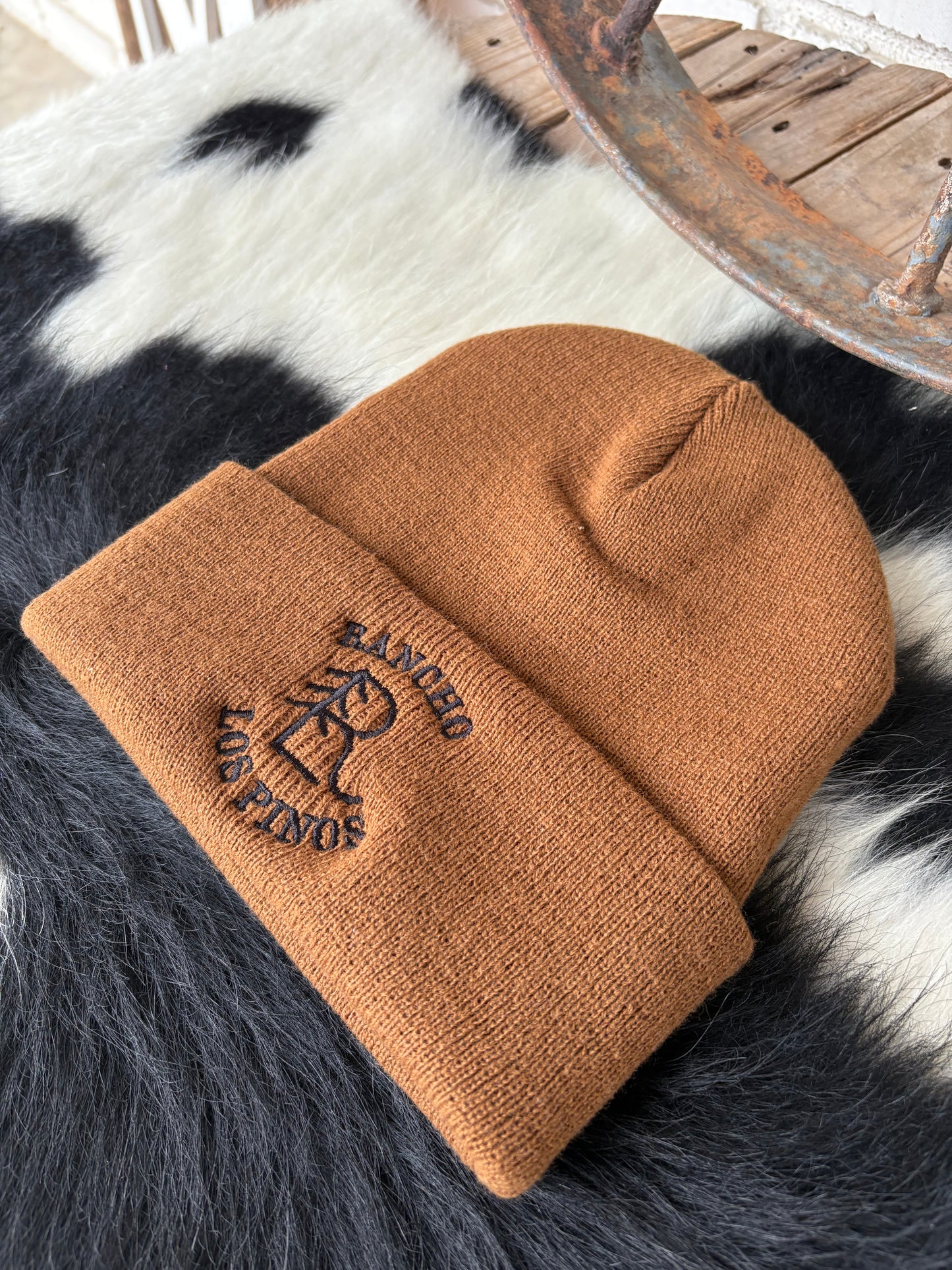 RLP Beanie - Brown + Black