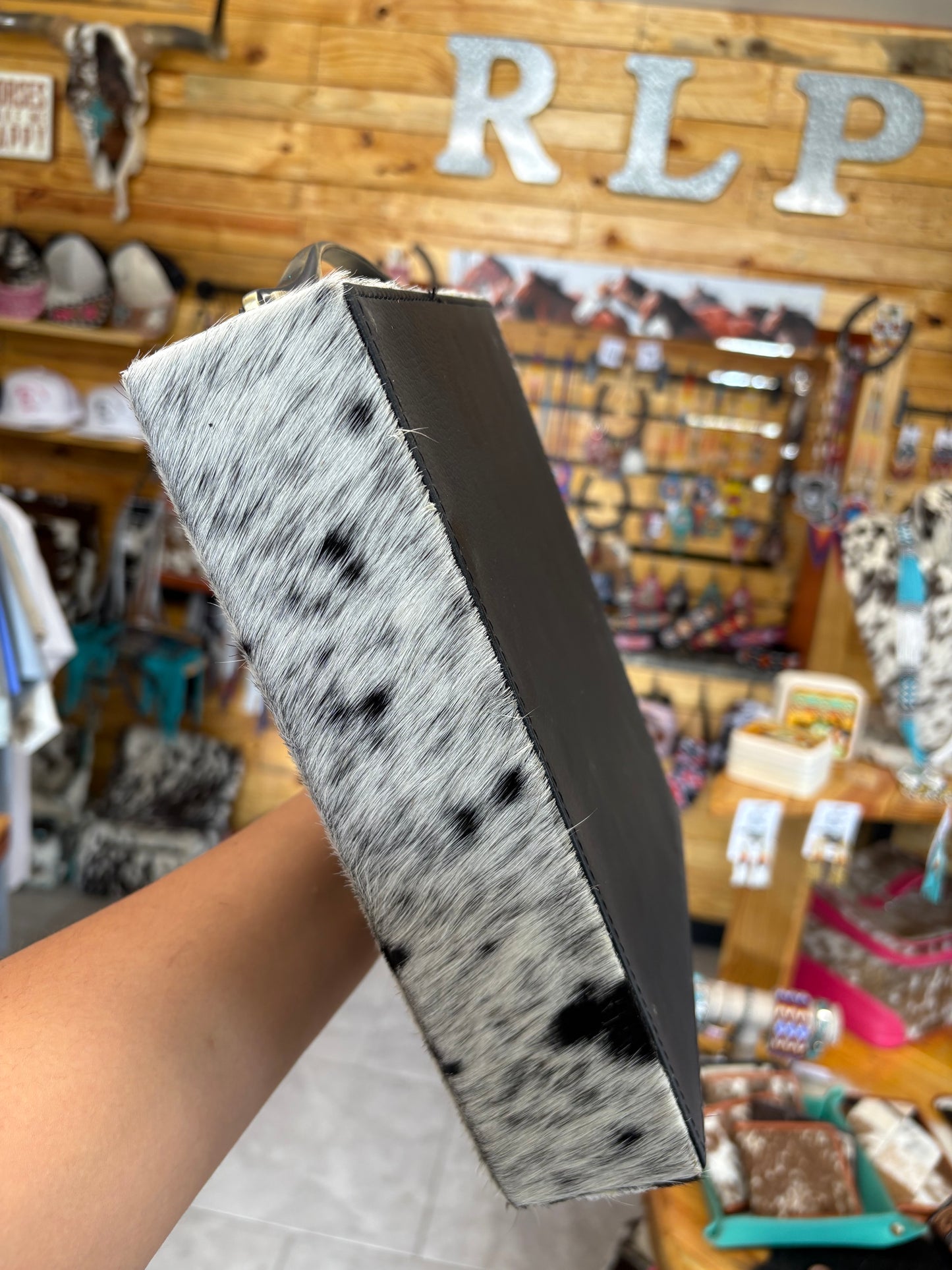 Small Cowhide Tray