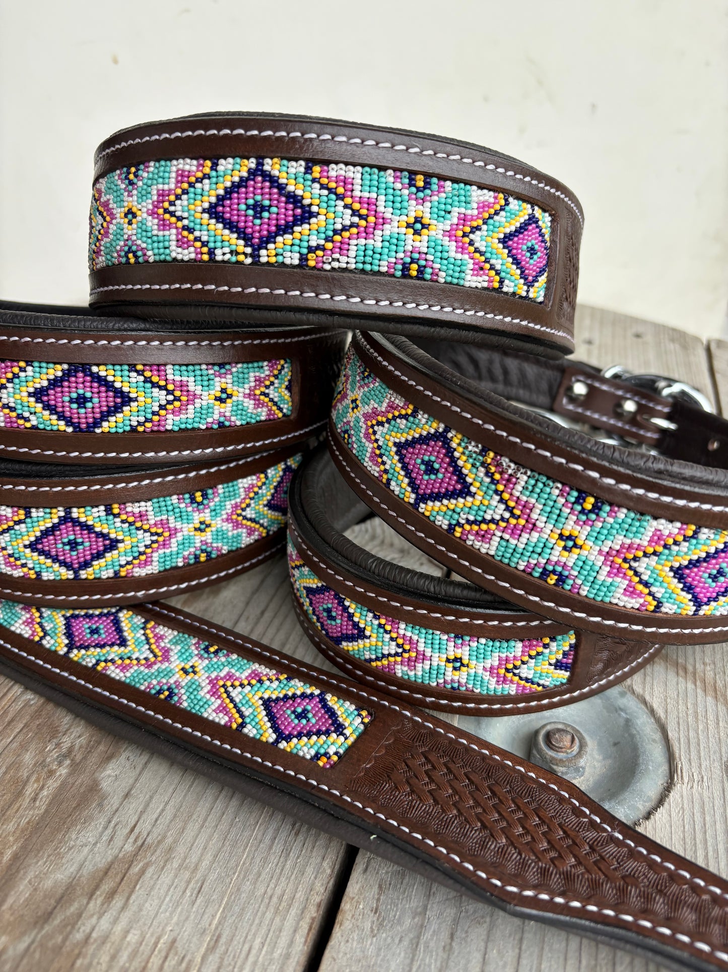 Purple Gypsy Dog Collar