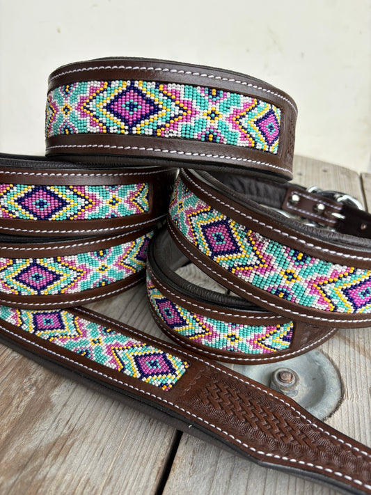 Purple Gypsy Dog Collar