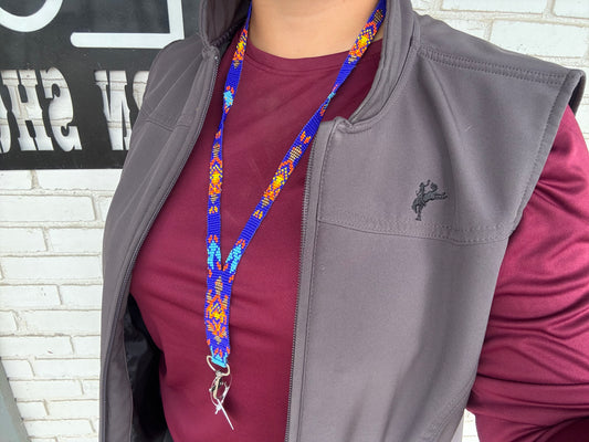 Beaded Lanyard - Turtles