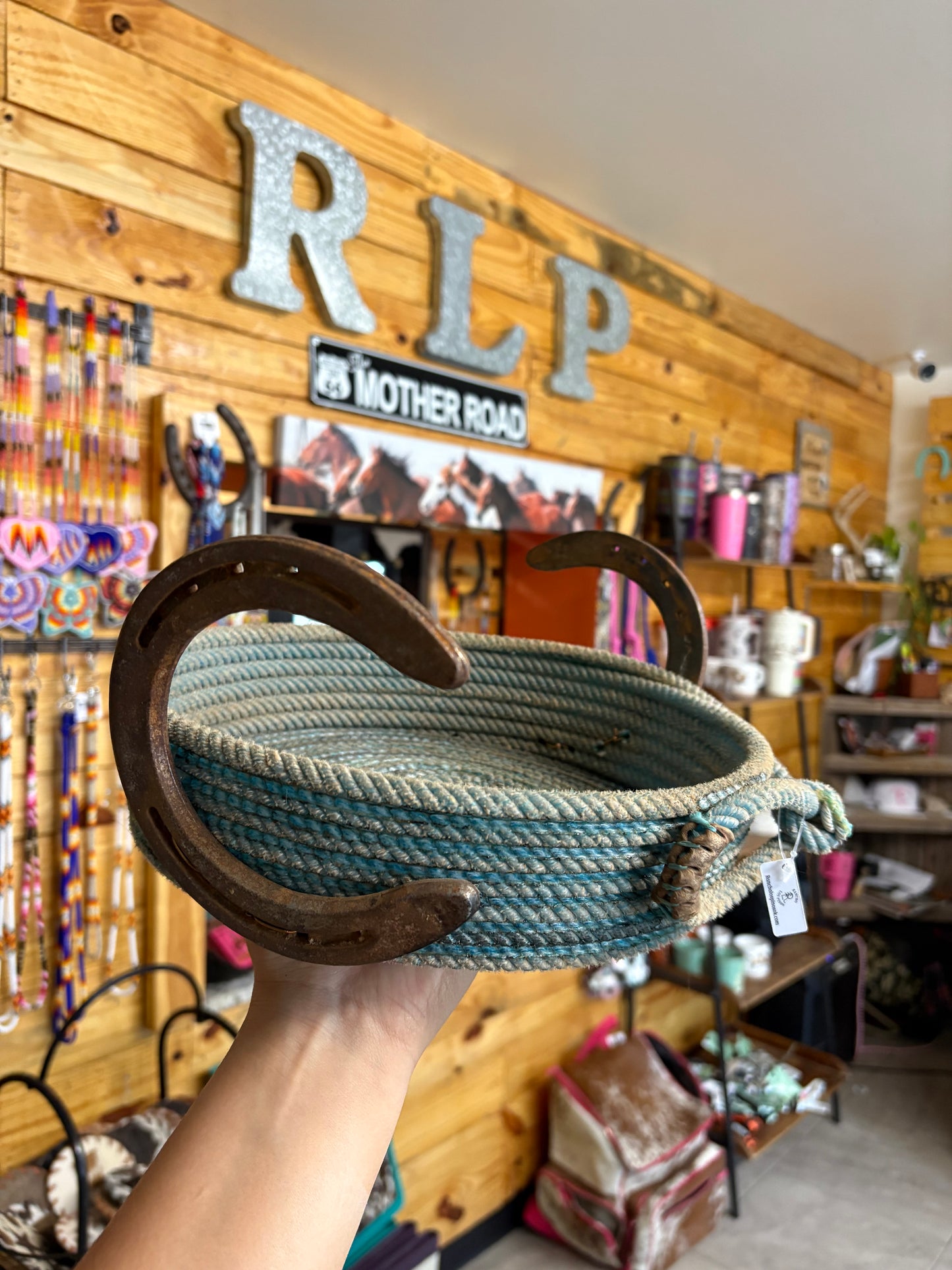 Rope Tray - Horseshoe Handles