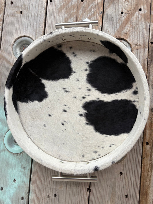 Cowhide Tray - Decor - Small
