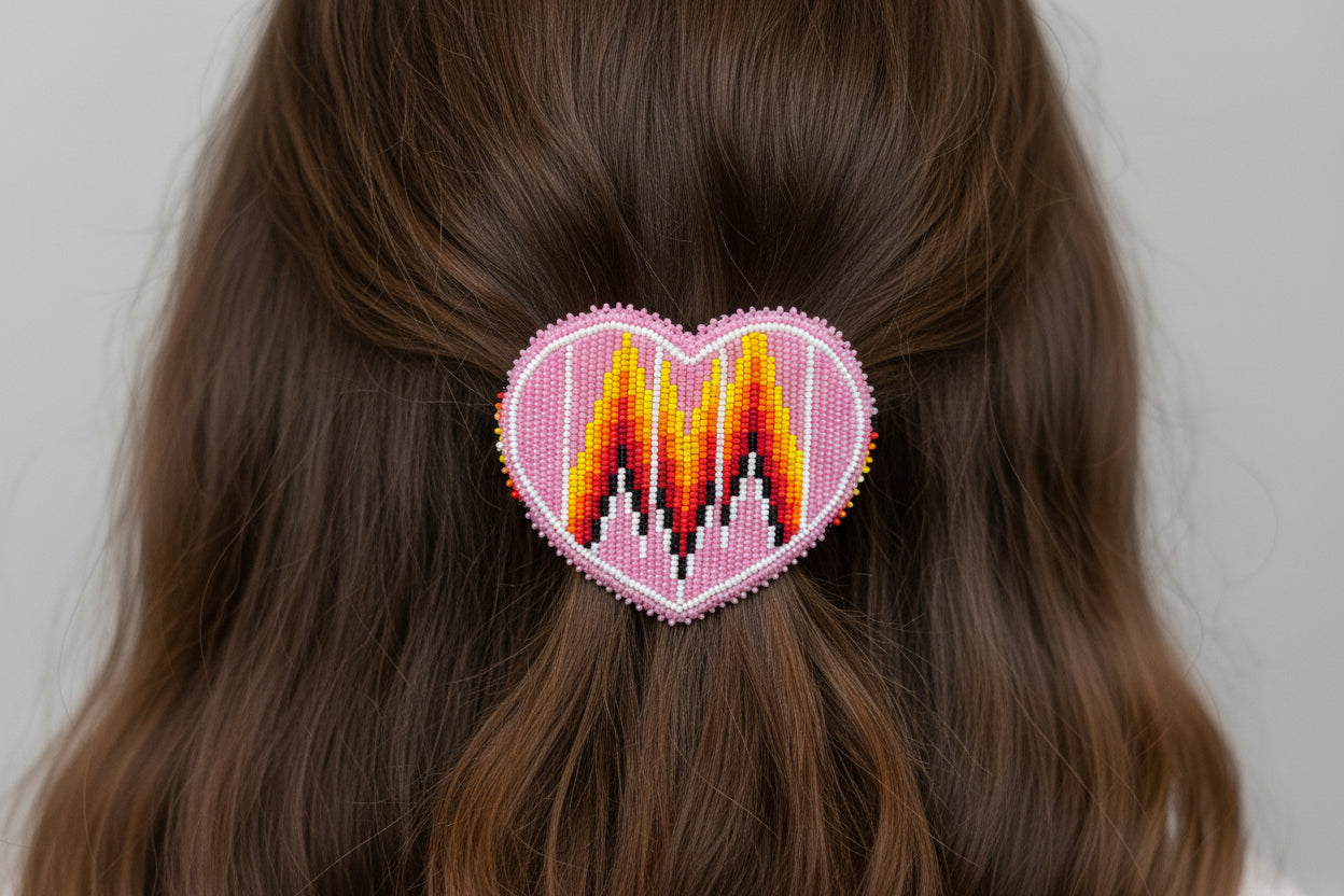 Heart Barrette Hair Clip