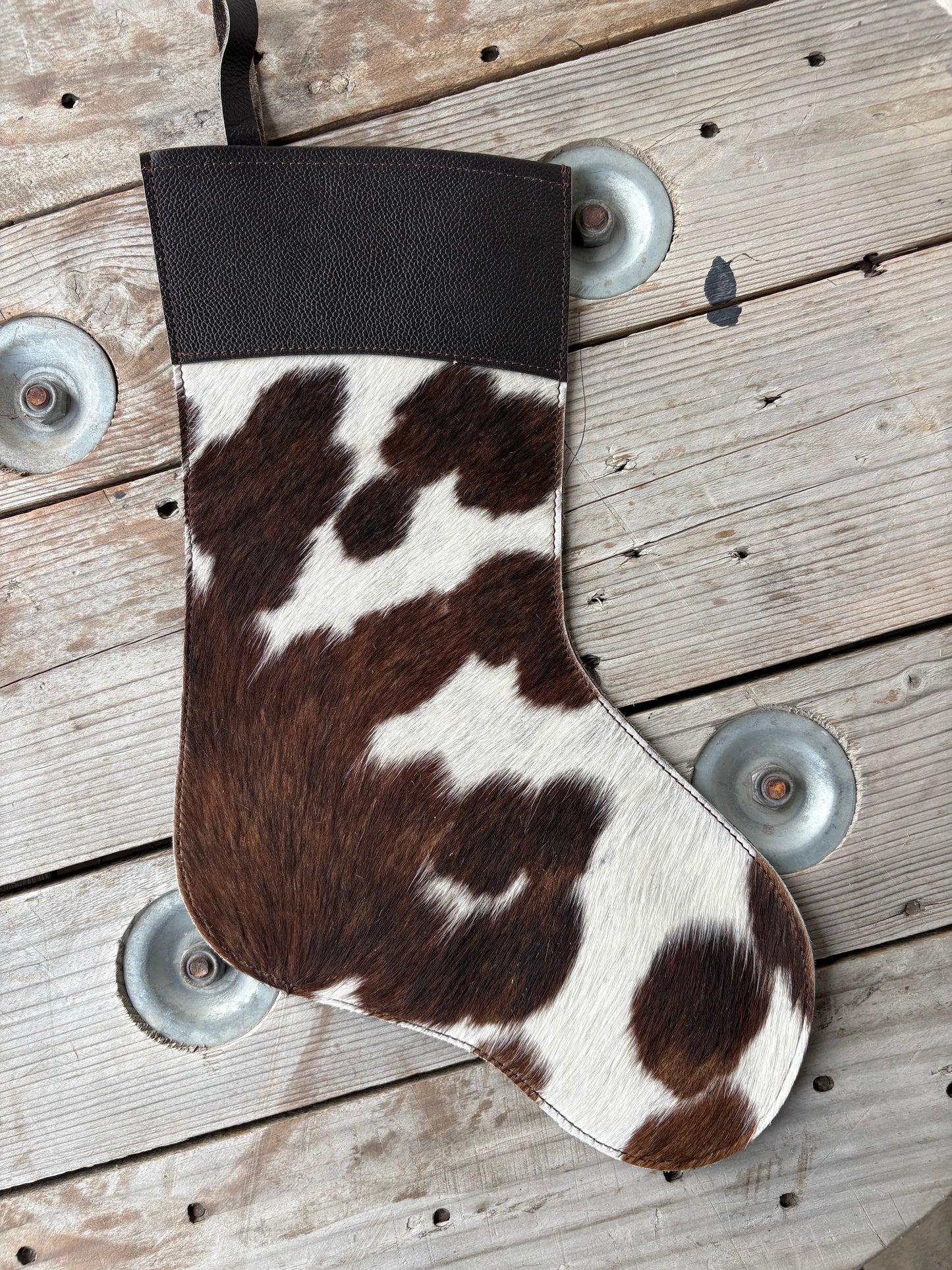 Cowhide Stocking - brown