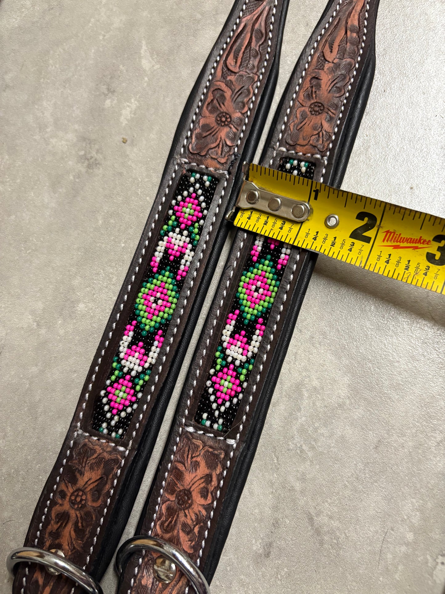 Watermelon Sugar Beaded Dog Collar