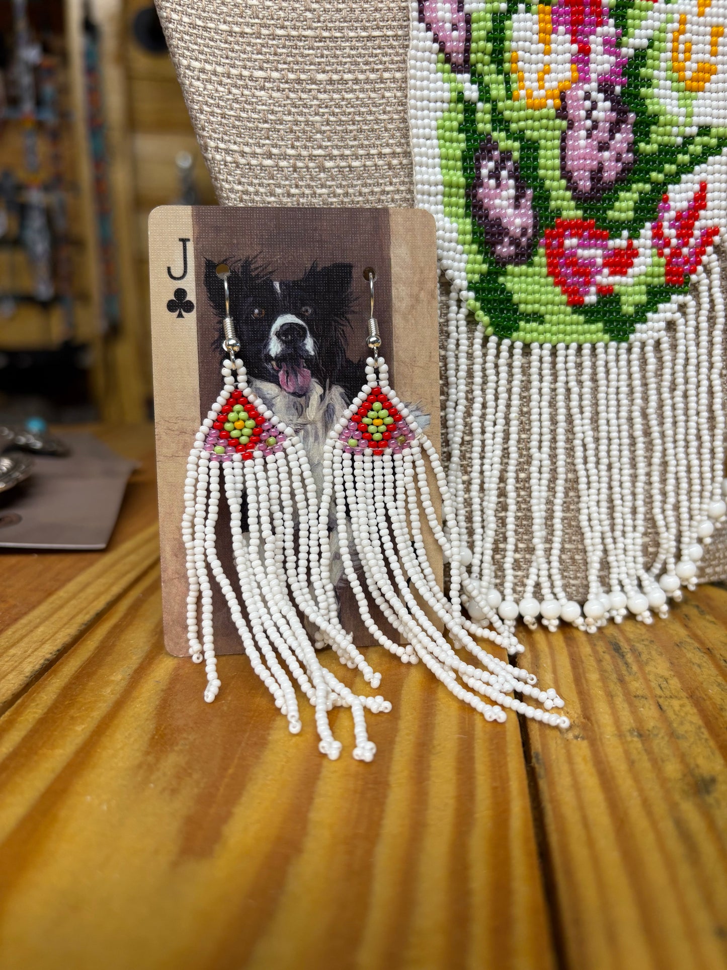 Spring Flair Beaded Necklace + Earrings- SET