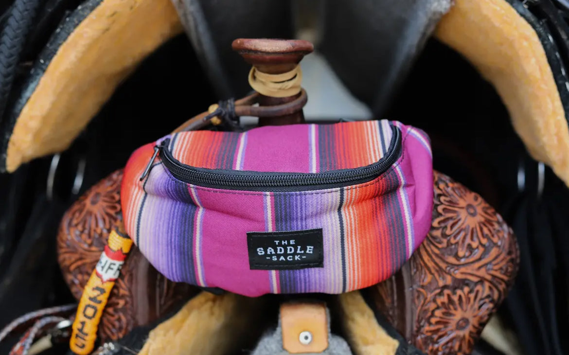 Saddle Sack - Purple Serape